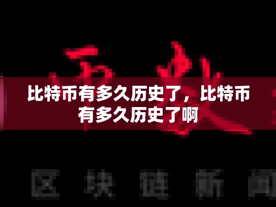 比特币有多久历史了，比特币有多久历史了啊-第1张图片-币数通