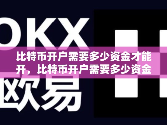比特币开户需要多少资金才能开，比特币开户需要多少资金-第1张图片-币数通