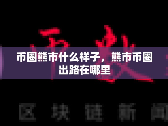 币圈熊市什么样子，熊市币圈出路在哪里