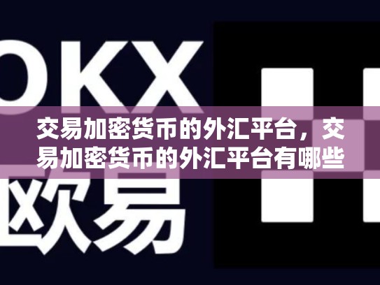 交易加密货币的外汇平台，交易加密货币的外汇平台有哪些