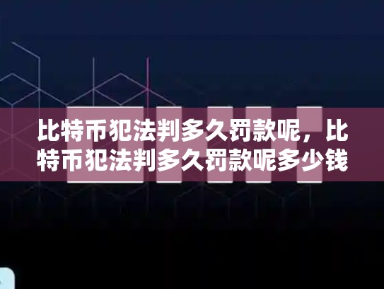 比特币犯法判多久罚款呢，比特币犯法判多久罚款呢多少钱-第1张图片-币数通