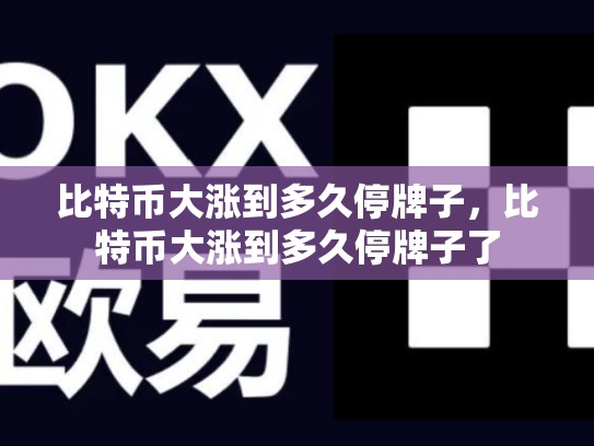 比特币大涨到多久停牌子，比特币大涨到多久停牌子了-第1张图片-币数通