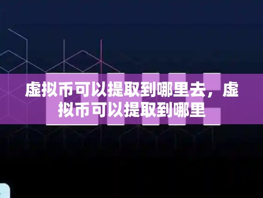 虚拟币可以提取到哪里去，虚拟币可以提取到哪里
