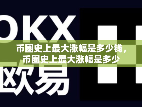 币圈史上最大涨幅是多少钱，币圈史上最大涨幅是多少-第1张图片-币数通