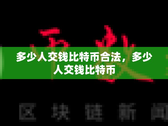 多少人交钱比特币合法，多少人交钱比特币