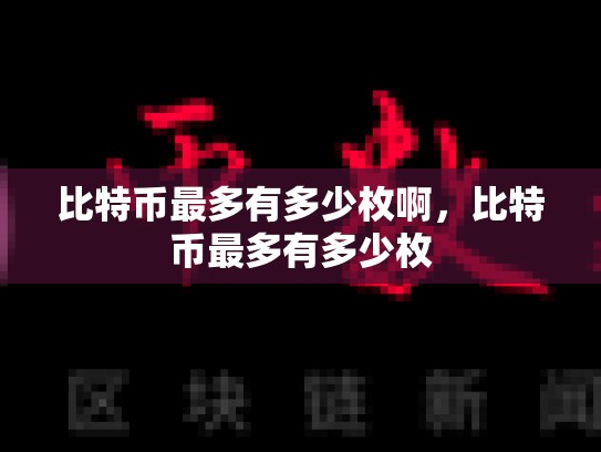 比特币最多有多少枚啊，比特币最多有多少枚-第1张图片-币数通