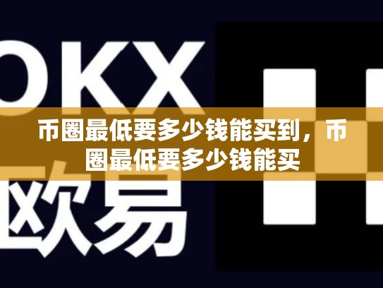 币圈最低要多少钱能买到，币圈最低要多少钱能买