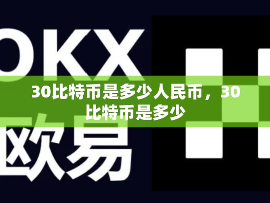 30比特币是多少人民币，30比特币是多少