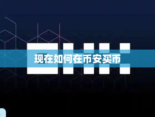 现在如何在币安买币