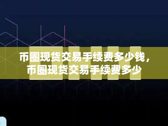 币圈现货交易手续费多少钱，币圈现货交易手续费多少-第1张图片-币数通