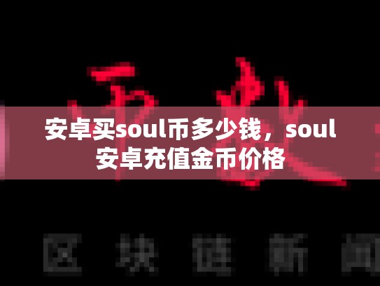 安卓买soul币多少钱，soul安卓充值金币价格