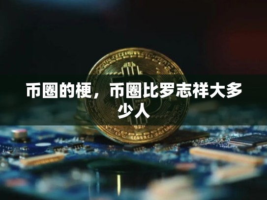 币圈的梗，币圈比罗志祥大多少人-第1张图片-币数通