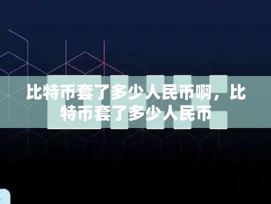 比特币套了多少人民币啊，比特币套了多少人民币