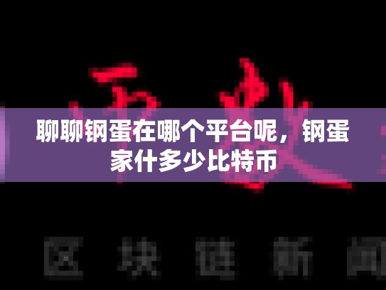 聊聊钢蛋在哪个平台呢，钢蛋家什多少比特币-第1张图片-币数通