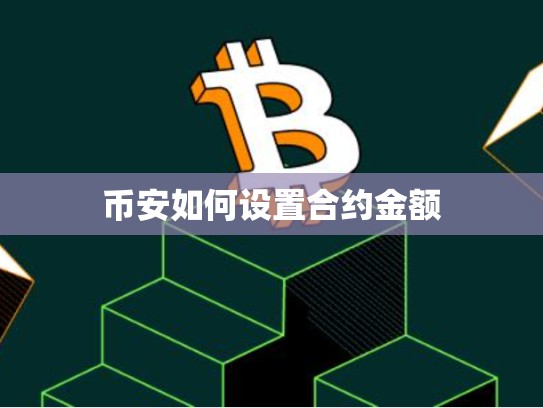 币安如何设置合约金额-第1张图片-币数通