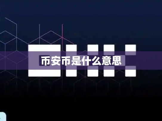 币安币是什么意思