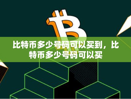 比特币多少号码可以买到，比特币多少号码可以买