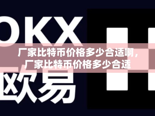 厂家比特币价格多少合适啊，厂家比特币价格多少合适