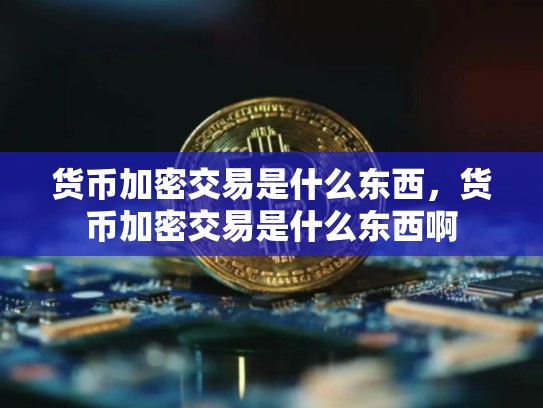 货币加密交易是什么东西，货币加密交易是什么东西啊-第1张图片-币数通