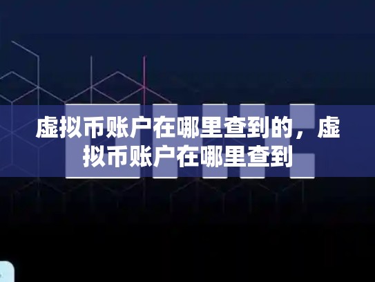 虚拟币账户在哪里查到的，虚拟币账户在哪里查到
