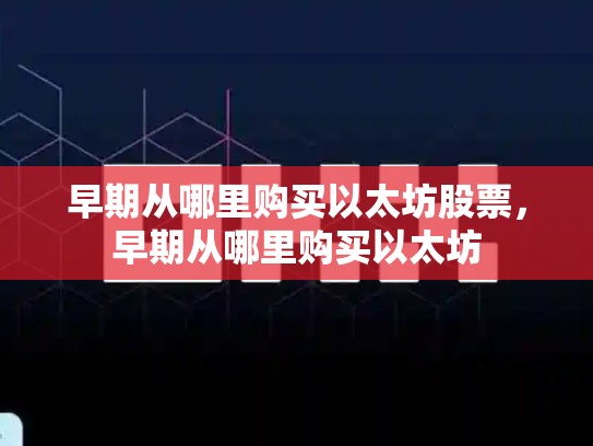 早期从哪里购买以太坊股票，早期从哪里购买以太坊