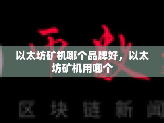 以太坊矿机哪个品牌好，以太坊矿机用哪个