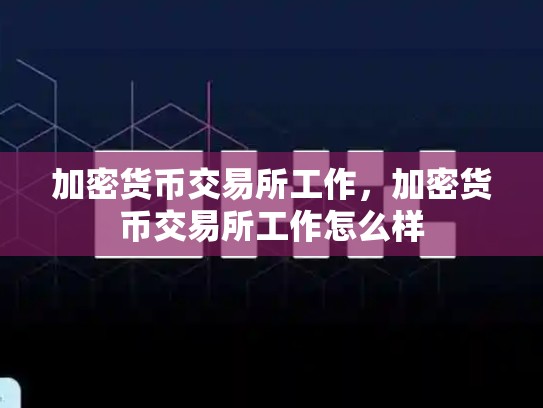 加密货币交易所工作，加密货币交易所工作怎么样