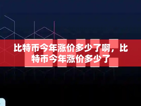 比特币今年涨价多少了啊，比特币今年涨价多少了-第1张图片-币数通