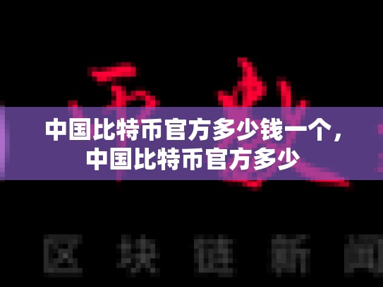 中国比特币官方多少钱一个，中国比特币官方多少-第1张图片-币数通