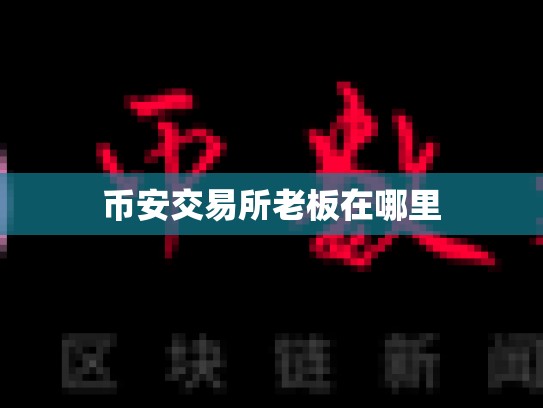 币安交易所老板在哪里