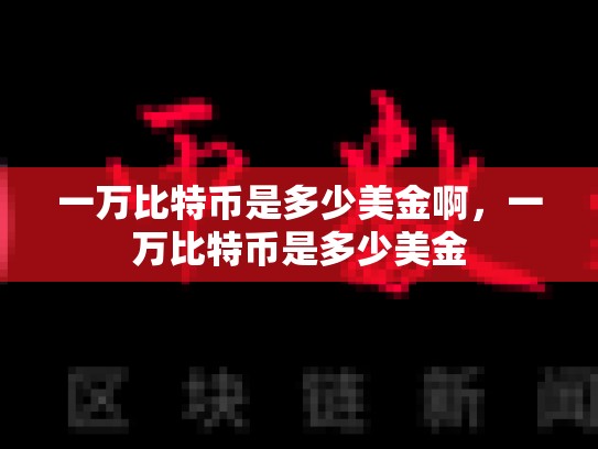 一万比特币是多少美金啊，一万比特币是多少美金