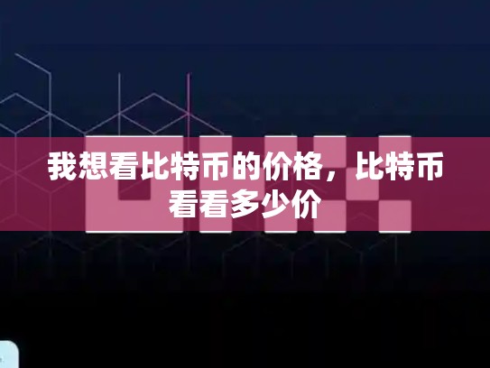 我想看比特币的价格，比特币看看多少价