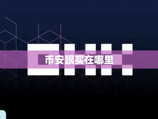 币安跟买在哪里