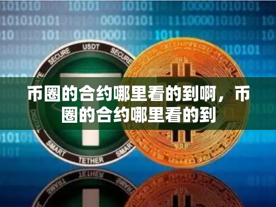 币圈的合约哪里看的到啊，币圈的合约哪里看的到
