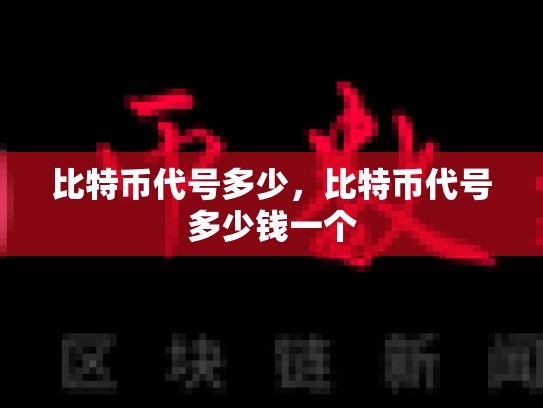 比特币代号多少，比特币代号多少钱一个-第1张图片-币数通