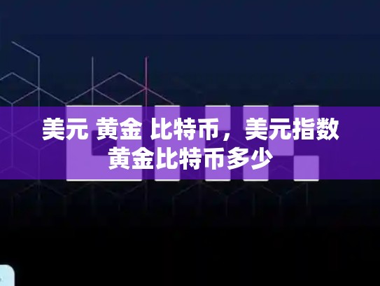 美元 黄金 比特币，美元指数黄金比特币多少-第1张图片-币数通