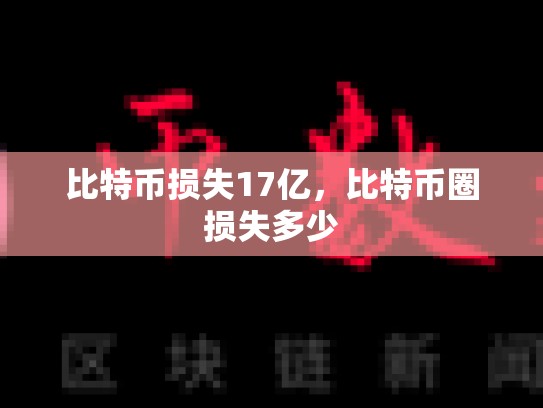 比特币损失17亿，比特币圈损失多少-第1张图片-币数通