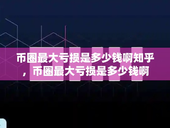 币圈最大亏损是多少钱啊知乎，币圈最大亏损是多少钱啊-第1张图片-币数通