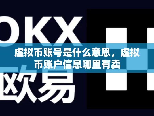 虚拟币账号是什么意思，虚拟币账户信息哪里有卖-第1张图片-币数通