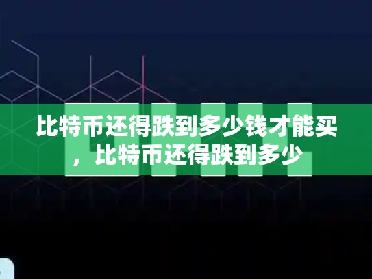 比特币还得跌到多少钱才能买，比特币还得跌到多少-第1张图片-币数通