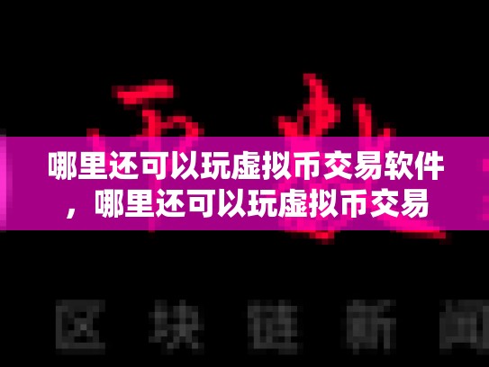 哪里还可以玩虚拟币交易软件，哪里还可以玩虚拟币交易