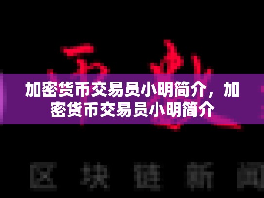 加密货币交易员小明简介，加密货币交易员小明简介