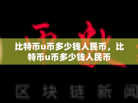 比特币u币多少钱人民币，比特币u币多少钱人民币-第1张图片-币数通