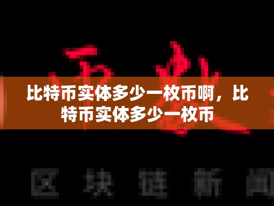 比特币实体多少一枚币啊，比特币实体多少一枚币