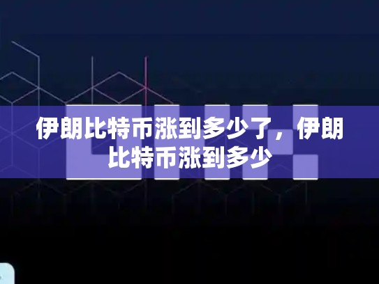 伊朗比特币涨到多少了，伊朗比特币涨到多少-第1张图片-币数通