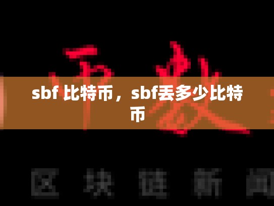 sbf 比特币，sbf丢多少比特币-第1张图片-币数通