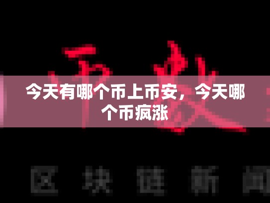 今天有哪个币上币安，今天哪个币疯涨