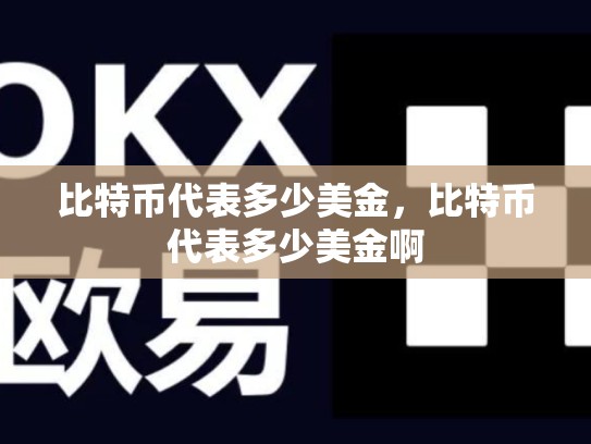 比特币代表多少美金，比特币代表多少美金啊
