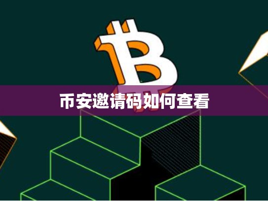 币安邀请码如何查看-第1张图片-币数通
