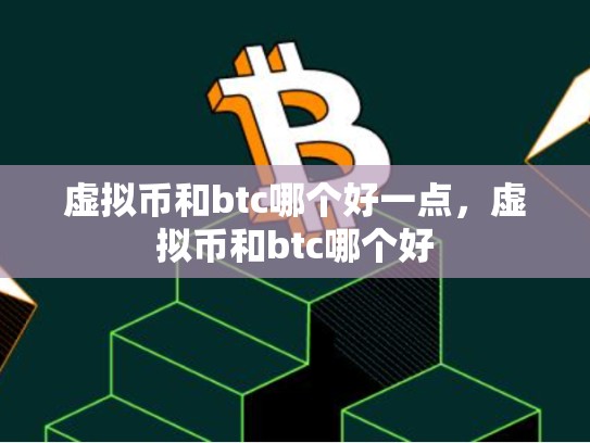 虚拟币和btc哪个好一点，虚拟币和btc哪个好-第1张图片-币数通